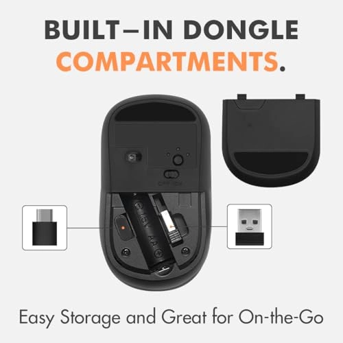 Dual USB C Wireless Mouse - Wireless