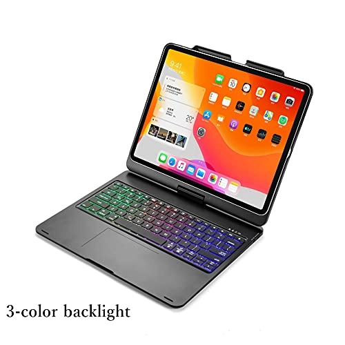 360 Rotatable Keyboard - for iPad Pro 13" (M4) / iPad Air 13" (M2) / iPad Pro 12.9" 6th/5th/4th/3rd Backlight Trackpad