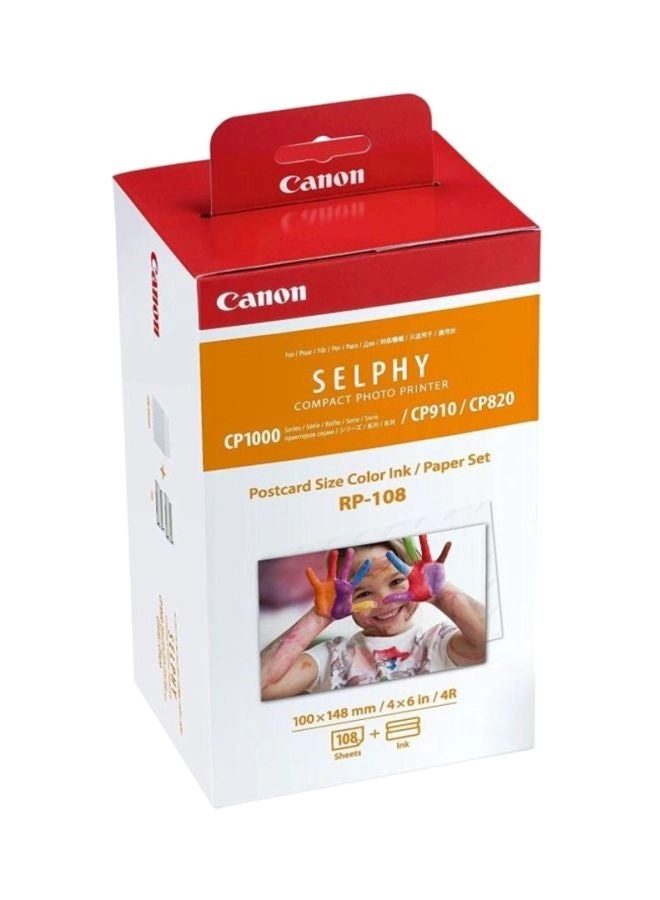 Canon SELPHY RP-108 - Postcard size 4 x 6 inches