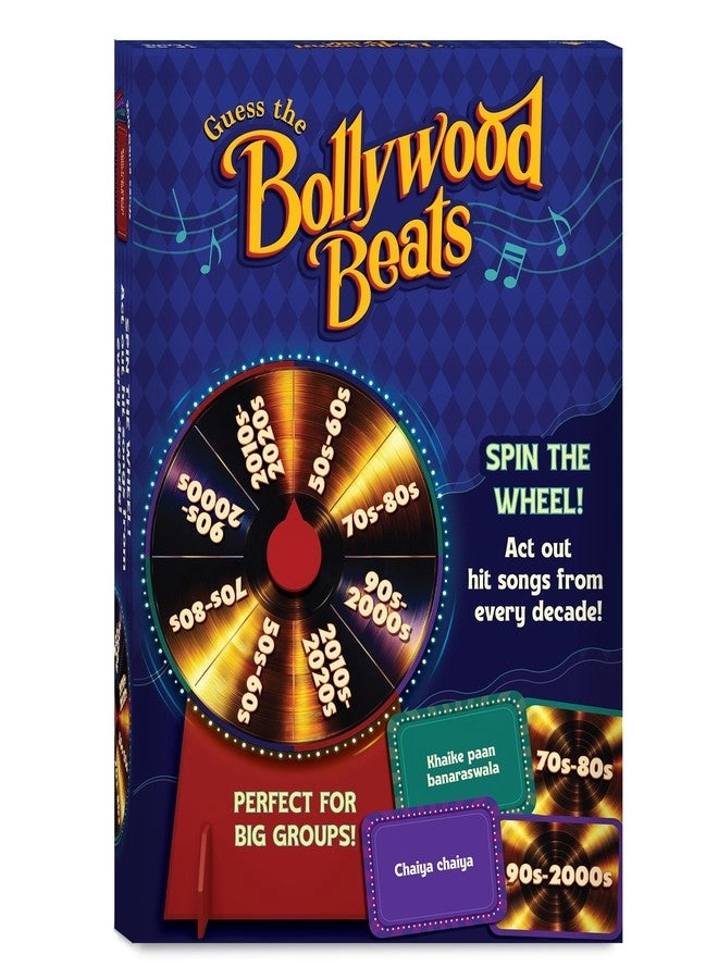 Gouda Games Bollywood Beats - 200 Game Cards 1 Spinner