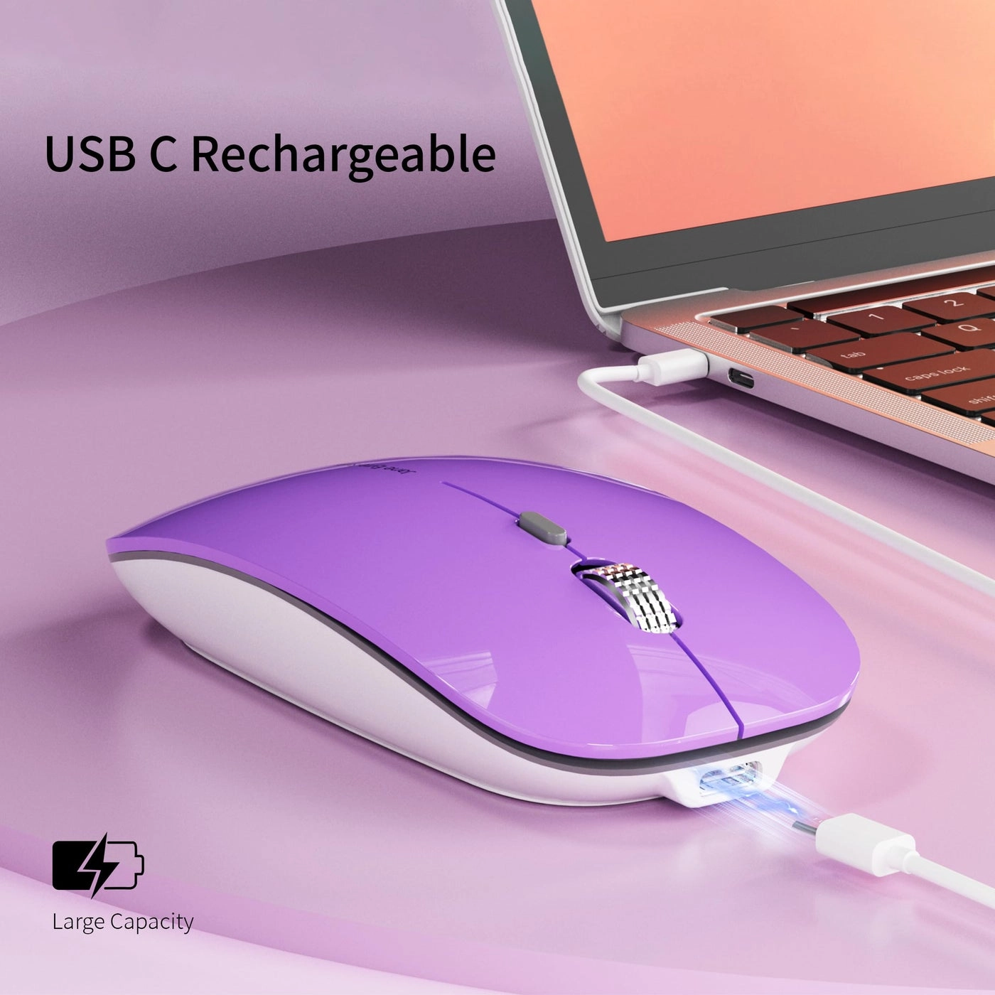 Q5 Slim Rechargeable Mouse - Wireless