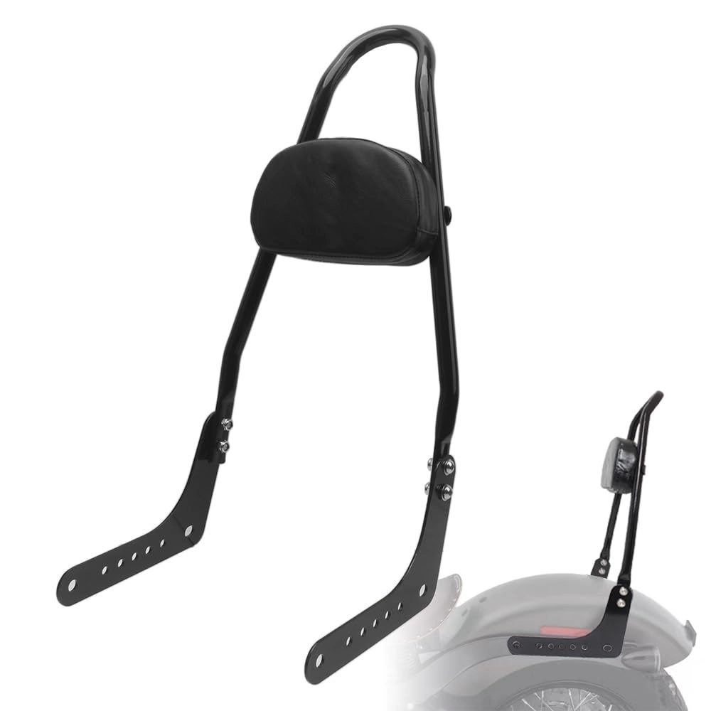 TrichTu Mount Detachable Passenger Backrest Pad - Harley Softail 2018-later