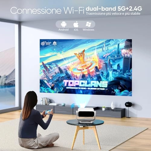 Mini Projector B0FQBYPRVM 18000 Lumens