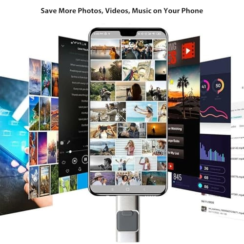 USB 3.0 Flash Drive - USB/Lightning/Type C 64GB