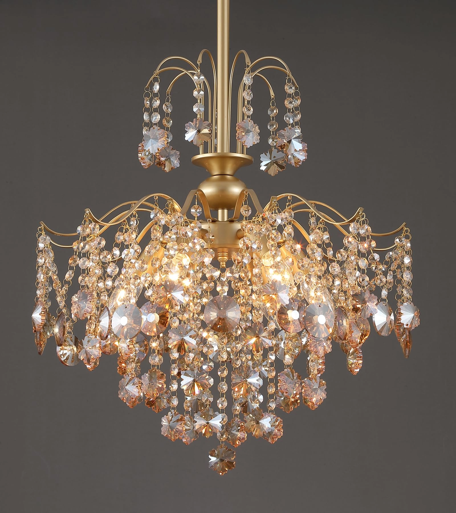 Crystal Chandelier - Dimmable