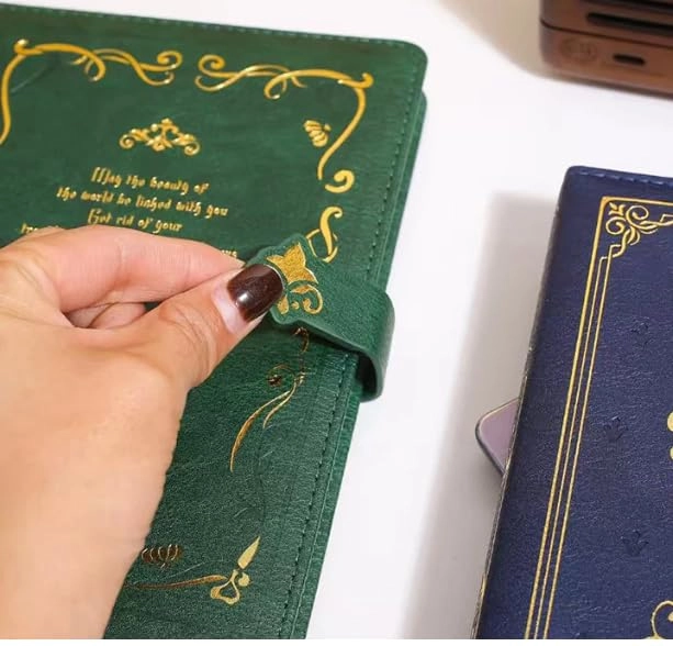 Mini Transparent Binder Spiral Diary Notebook