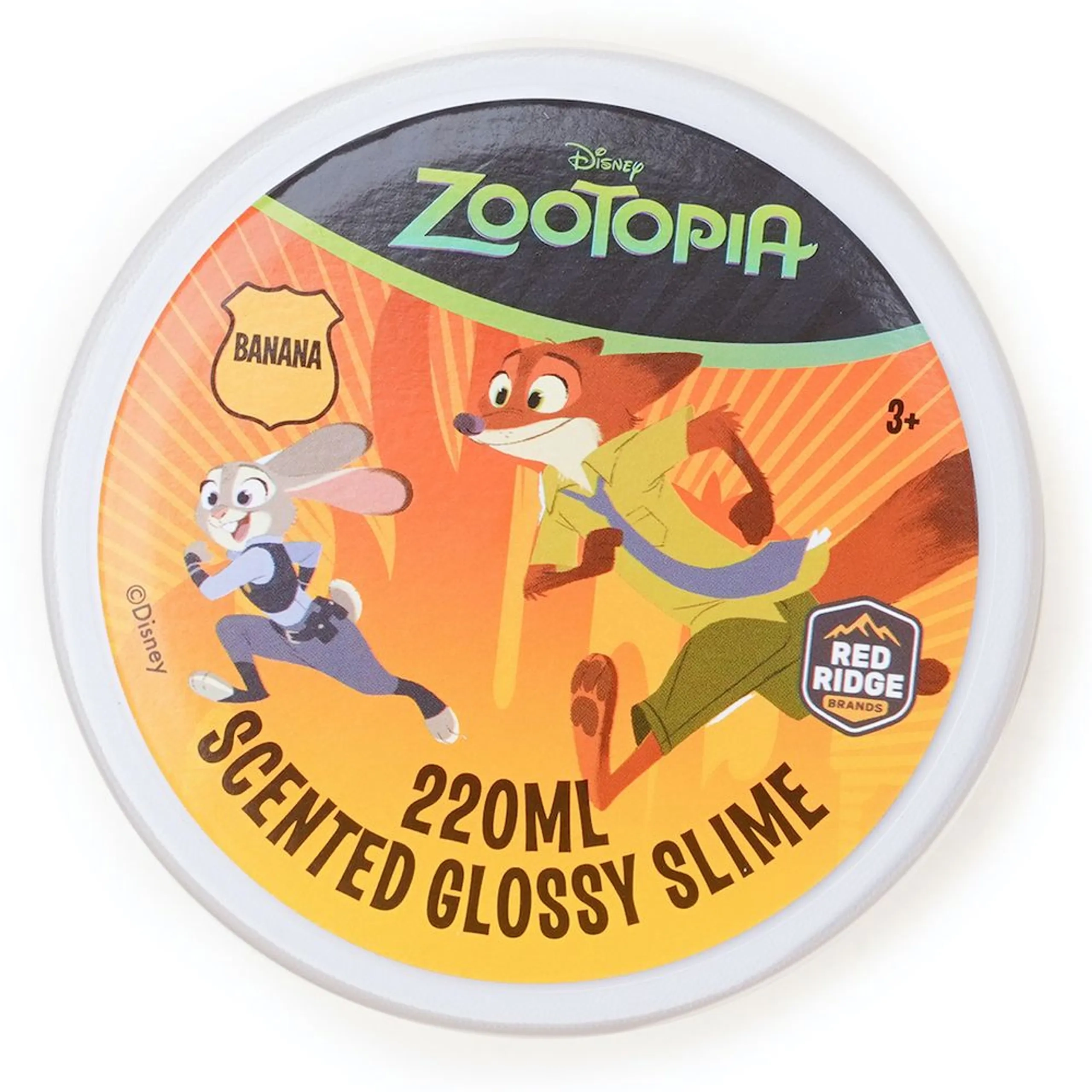 Disney Zootopia Scented Glossy Slime - Banana 220 ml - 3 years+