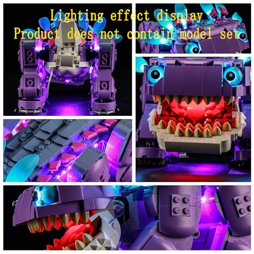 LED Light Kit for LEGO Fortnite Klombo 77077 - Plastic 1 4.5-5V