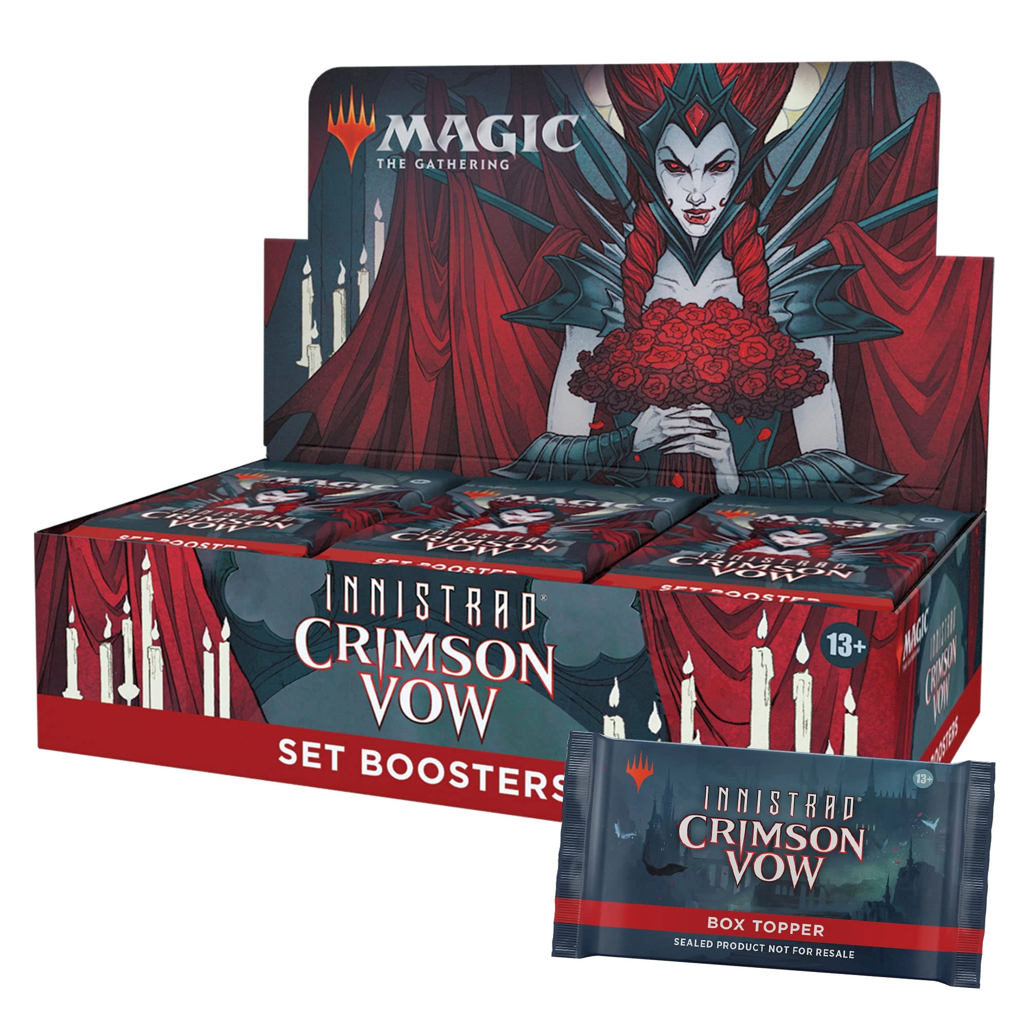 Wizards of the Coast Innistrad: Crimson Vow Set Booster Box - 361 Magic Cards