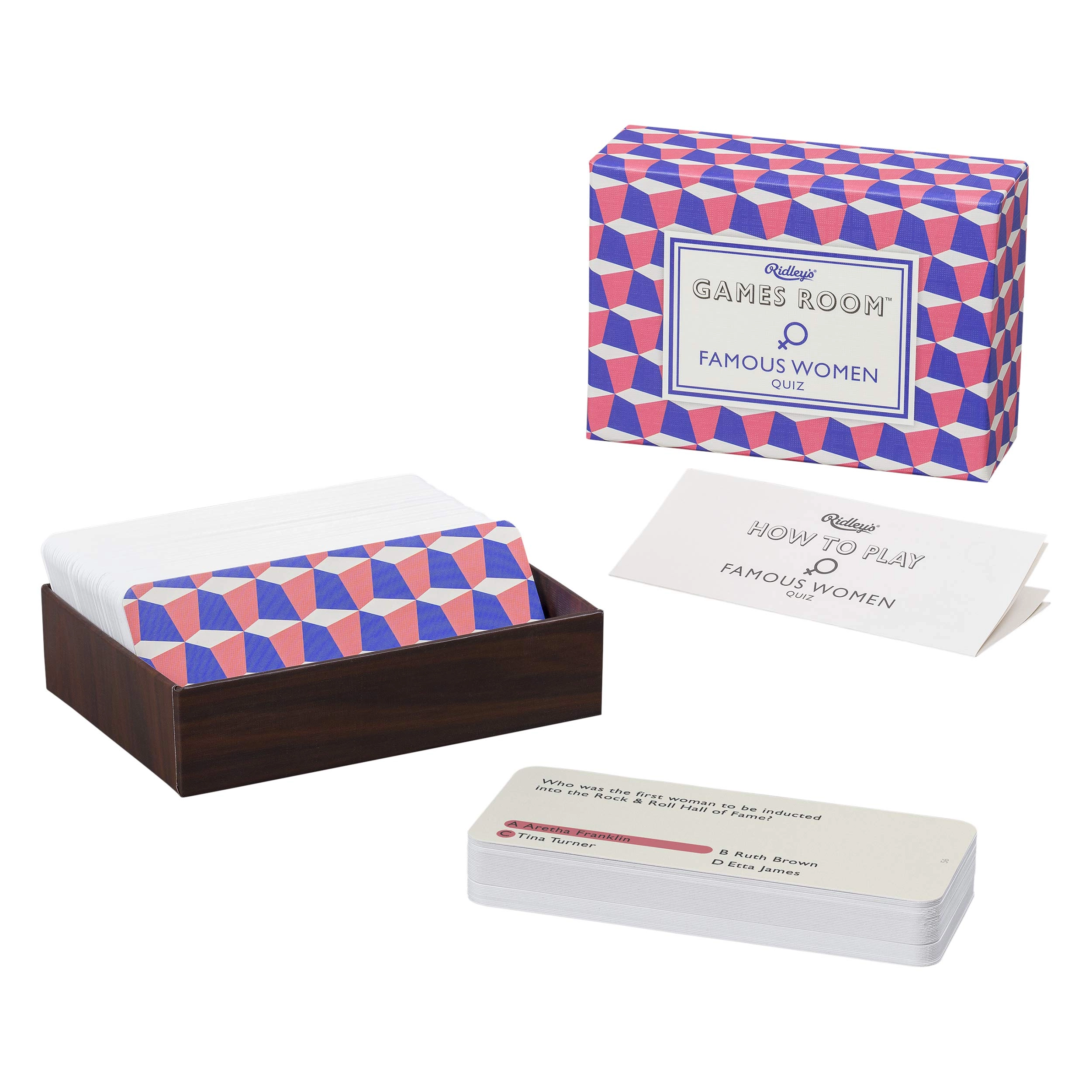 Ridley's Famous Women Trivia - Card Game