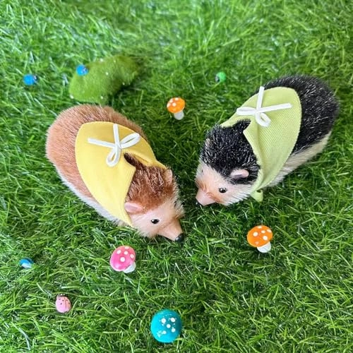 Hedgehog Brown 13 cm Silicone