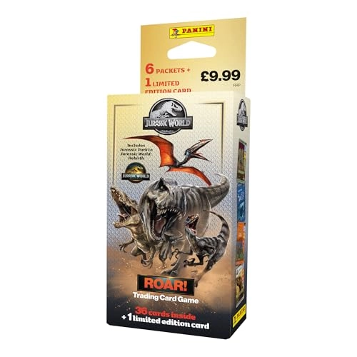 Jurassic World 4 Trading Cards Game Blister - 40pcs + 2pcs Limited Edition