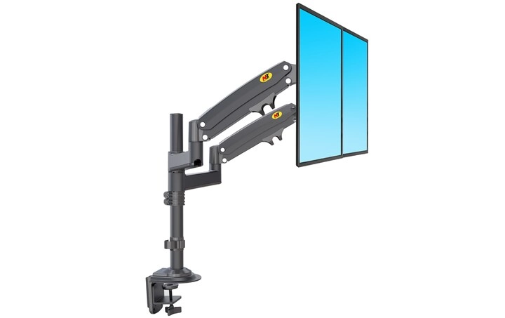 H180B - Dual Arm 17" to 27" VESA 75x75 & 100x100