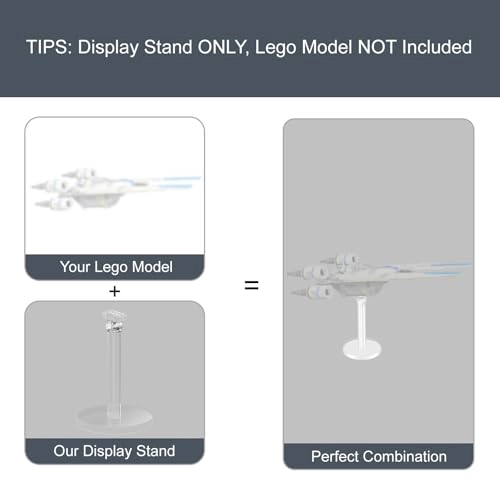 Acrylic Display Stand - Tie Bomb 75347 U-Wing Starfighter 75399