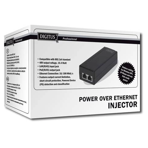 PoE ultra power management injector - 48V 60W 10/100/1000 Mbit