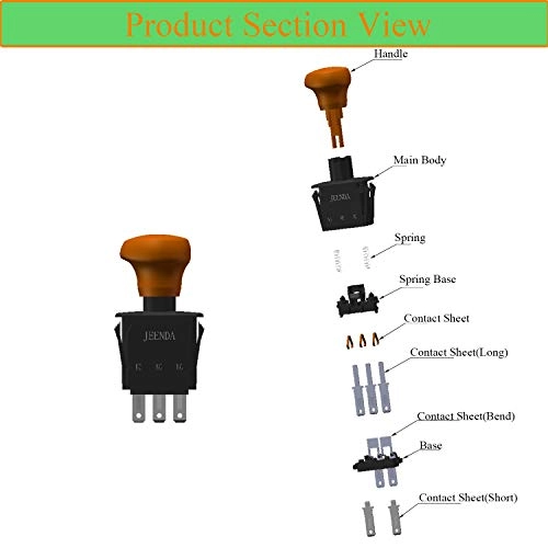Blade Clutch PTO Switch - 2 Positions 7 Terminals