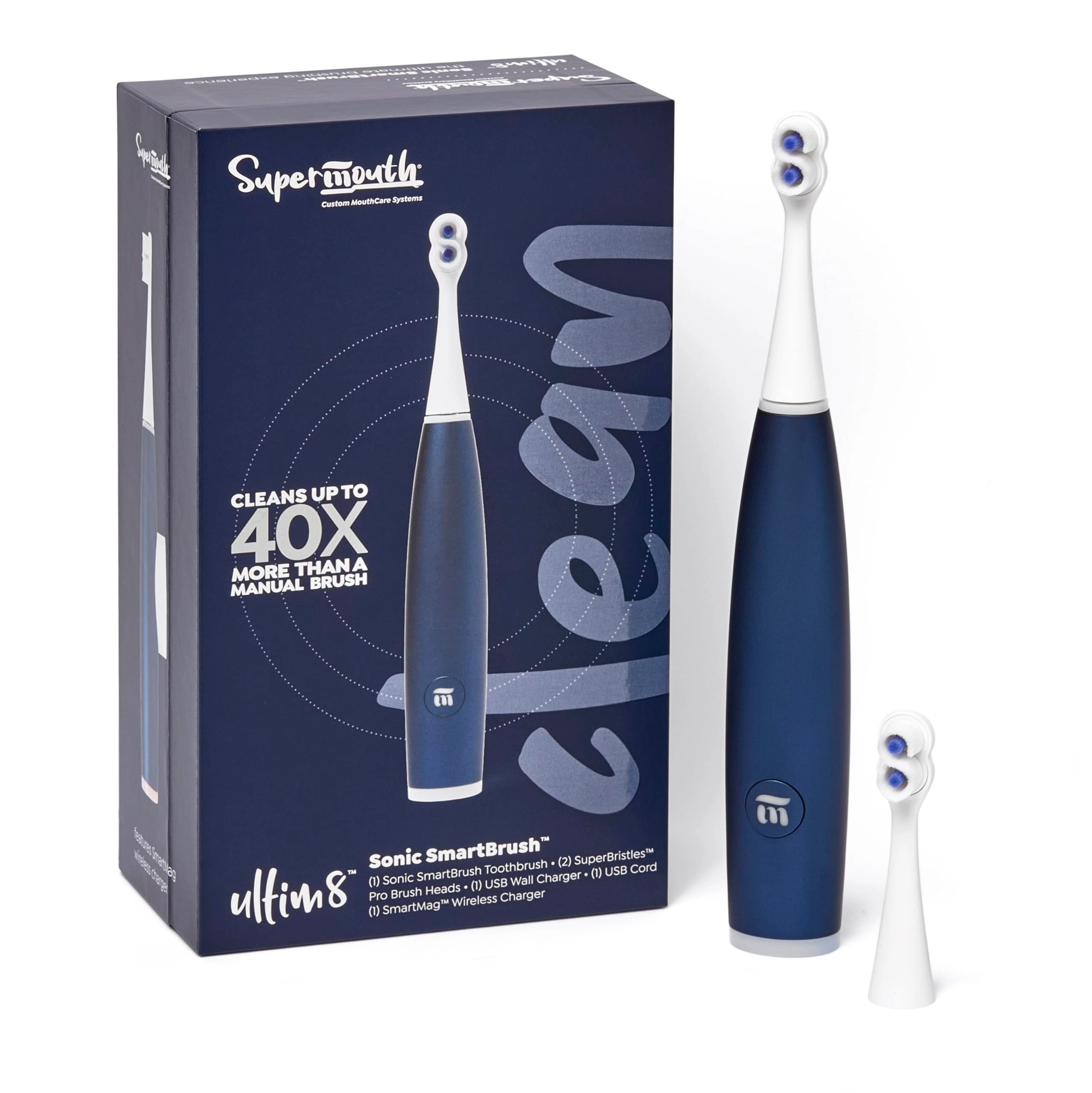 SuperMouth ULTIM8 SmartBrush - Dual Sonic Modes Pressure Sensor