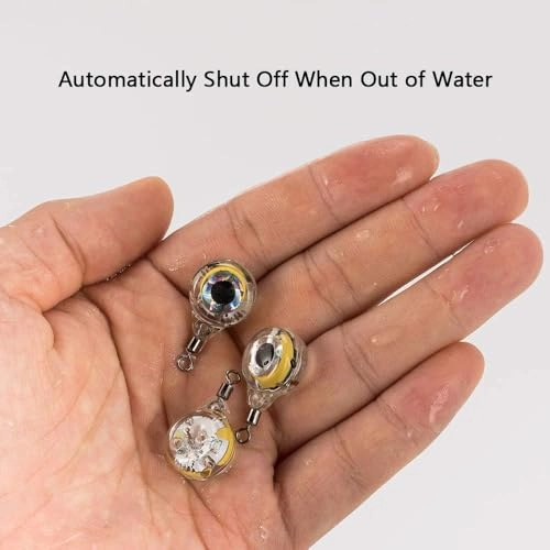 Fisheye Shaped Flasher - 10 Pack Green Mini