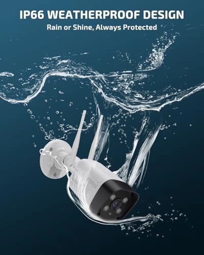 Wireless Security Camera System - 4 cameras 16 channels 5MP