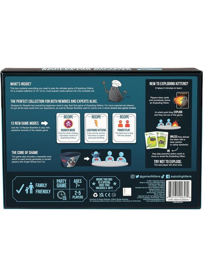 Exploding Kittens: Recipes for Disaster - Card Game