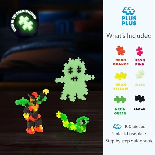 Learn to Build Set - Glow in the Dark 400 pcs