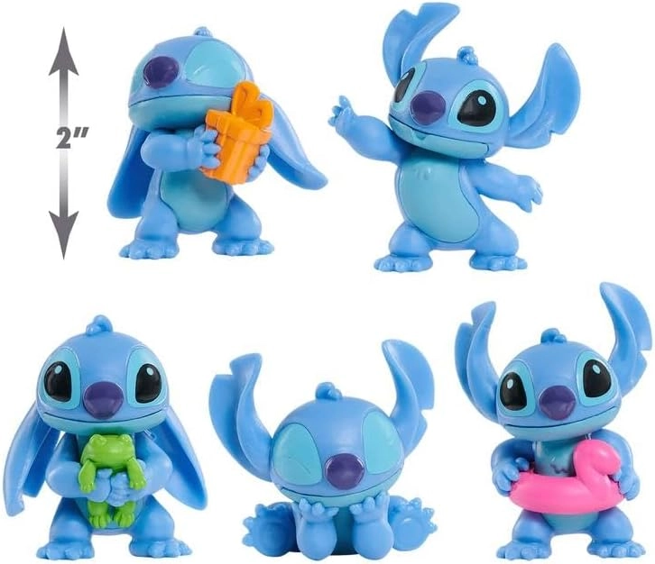 Collectible Stitch Figure Set - Lilo and Stitch - 5 pcs (0886144462870)