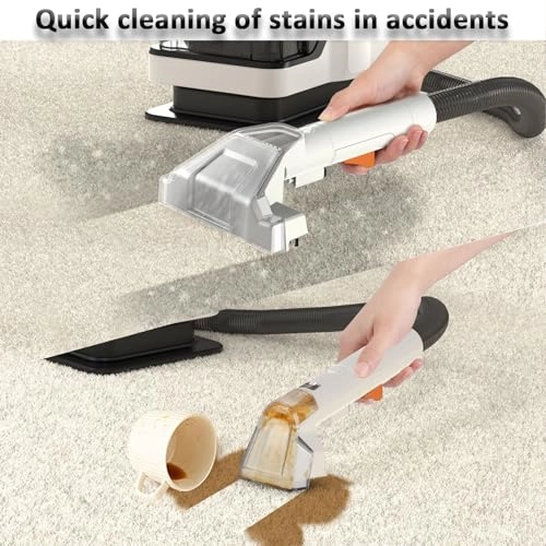 6-in-1 Portable Carpet Washer - Hot and Cold Water Extraction