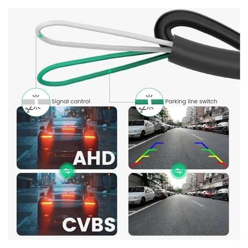 Rear View Backup Camera - Night Vision Wire AHD 1080P