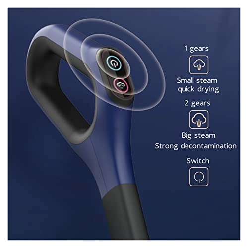 Handheld Steam Mop Cleaner - Silver 1 Mop Pad Flat mop