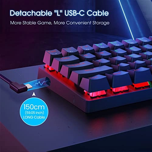 60% Mechanical Gaming Keyboard - Wired