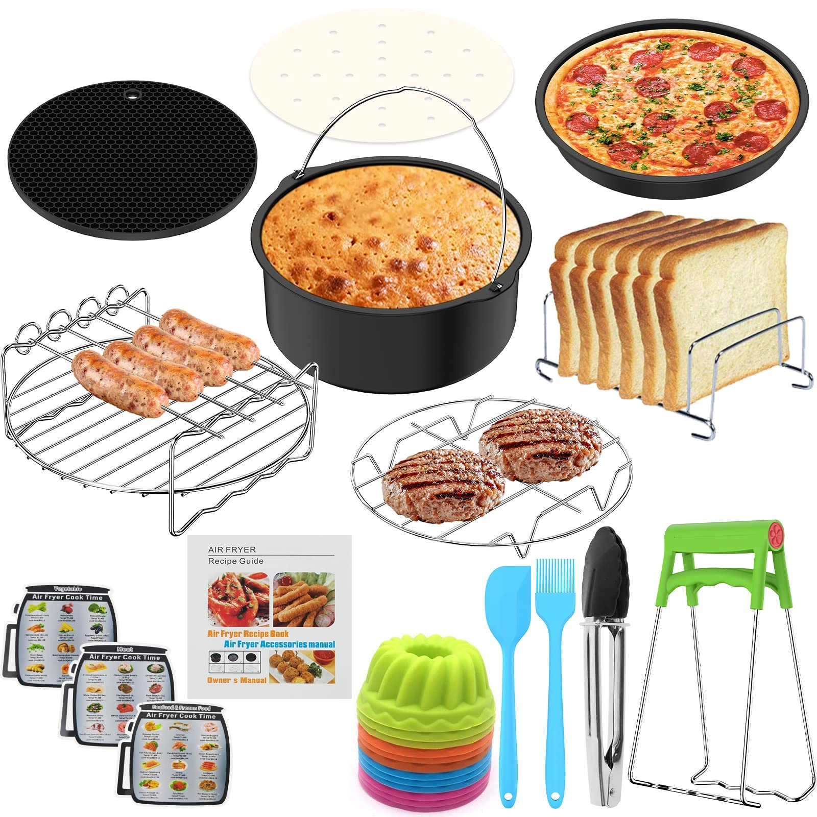 Fryer Silicone Pot - Stainless Steel + Silicone