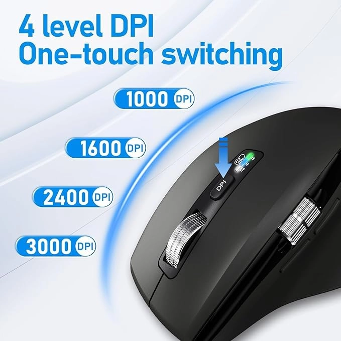 Side Scroll Ergonomic Mouse - Bluetooth