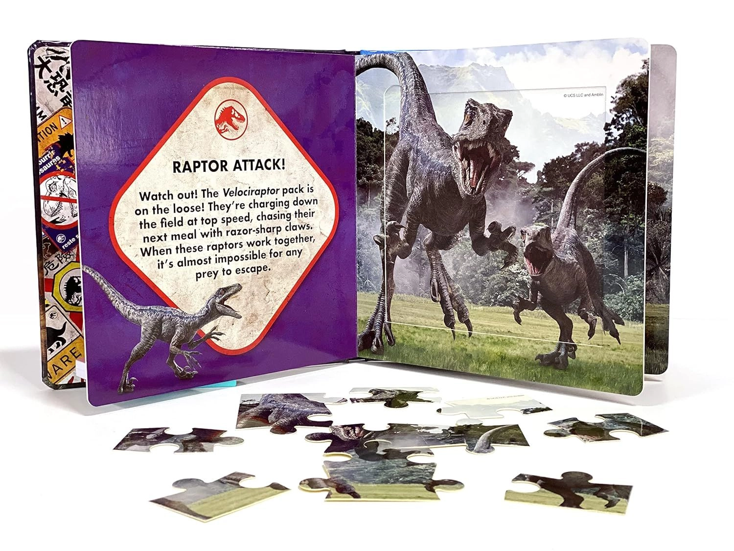 Jurassic World My First Puzzle Book - 3+ 9 pieces