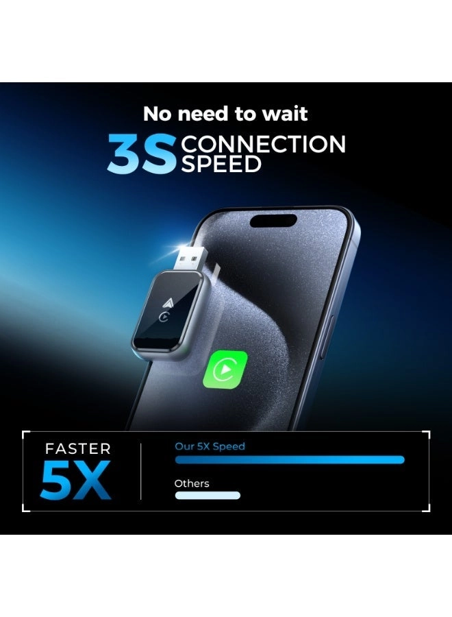 2-in-1 Wireless CarPlay and Android Auto Adapter