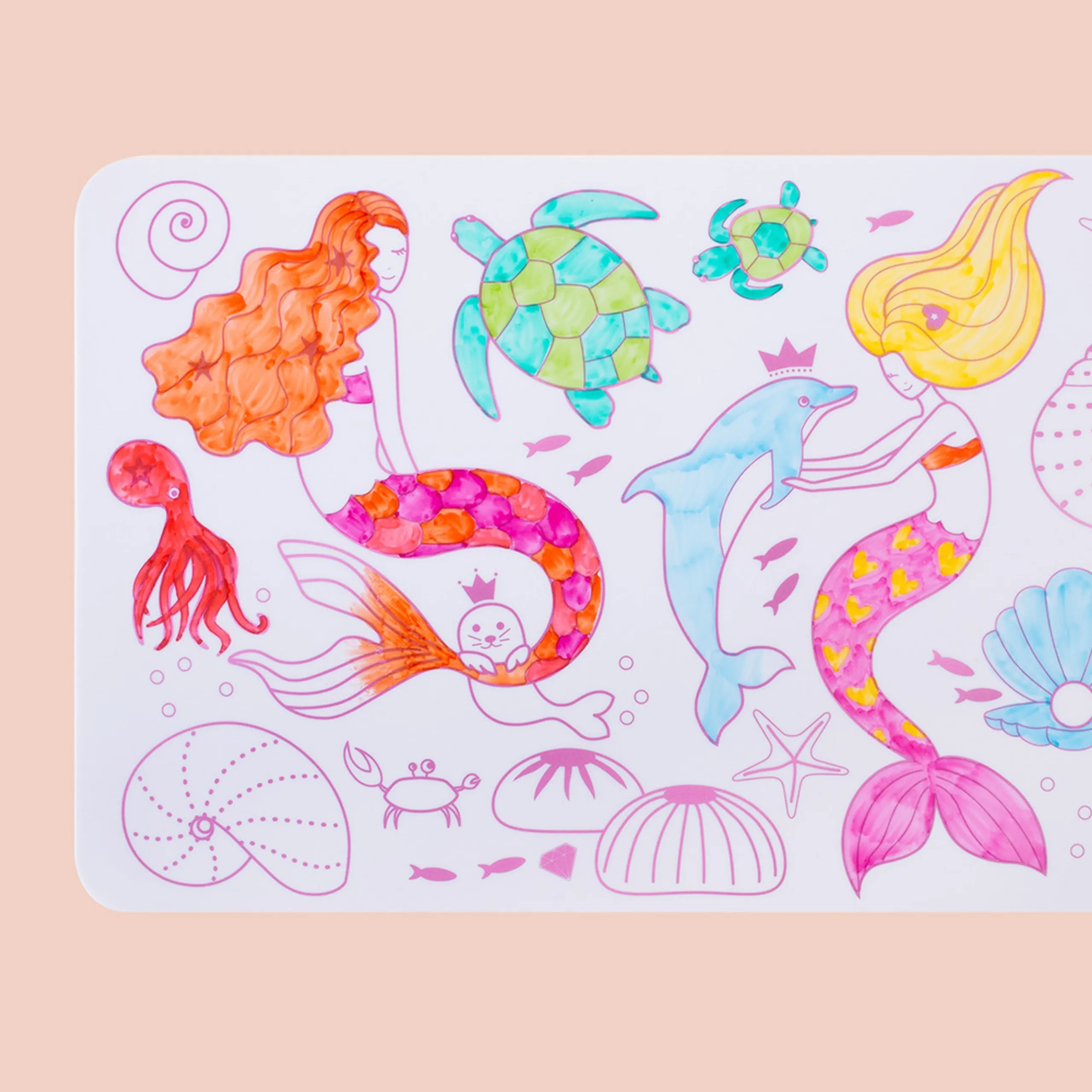 Mermaid Reversible Mini Playmat - 3 years