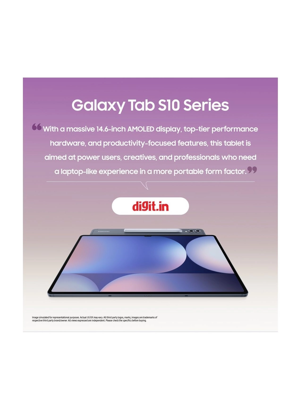 Galaxy Tab S10+ - 256GB 12.4"