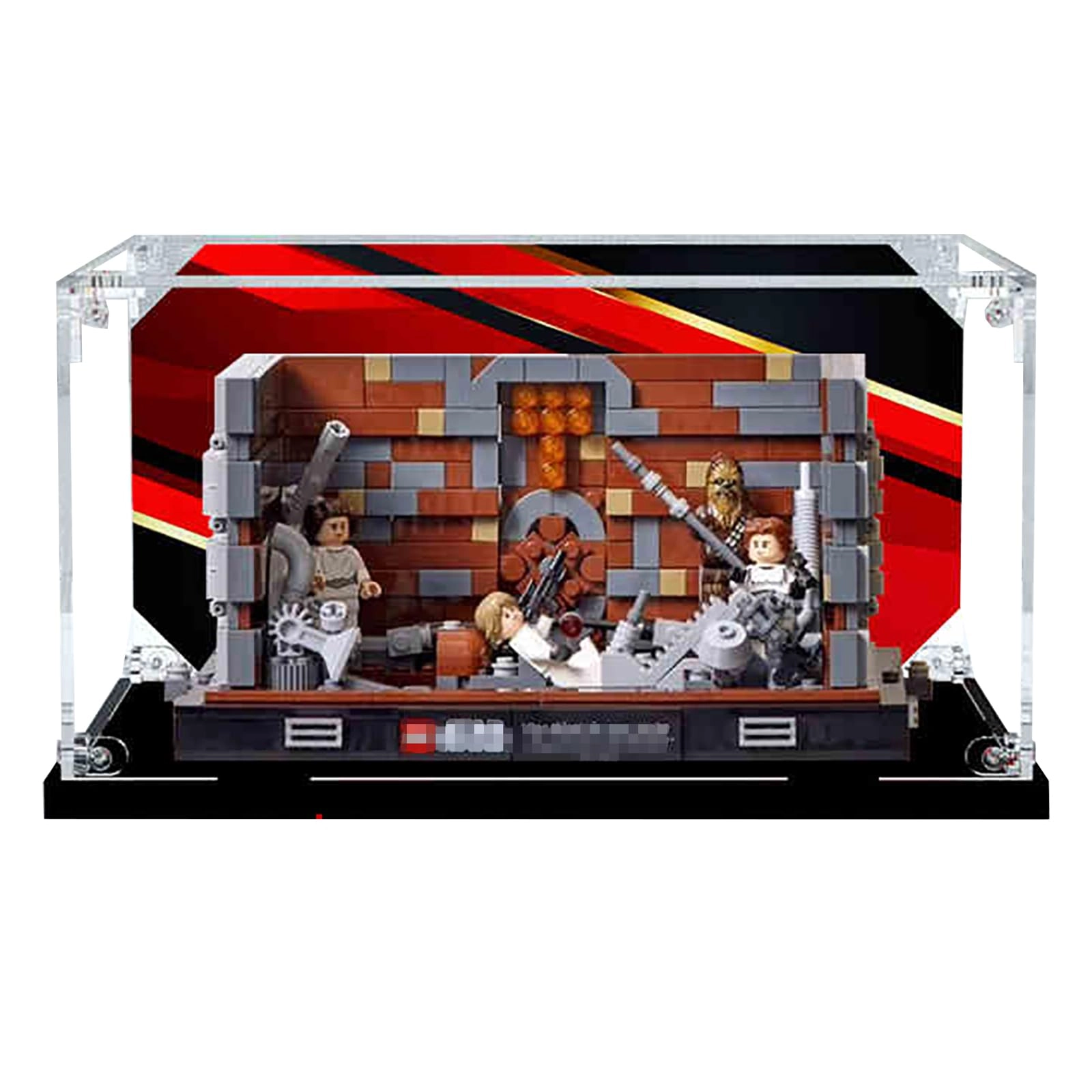 bodamaike Display Case for Lego 75339 - 3MM Dustproof Clear