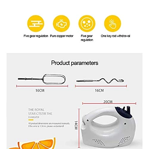 Mini Portable Electric Hand Mixer - 250w