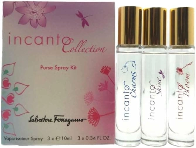Salvatore Ferragamo Incanto Eau de Toilette 3 x 10ml Charms Shine Bloom