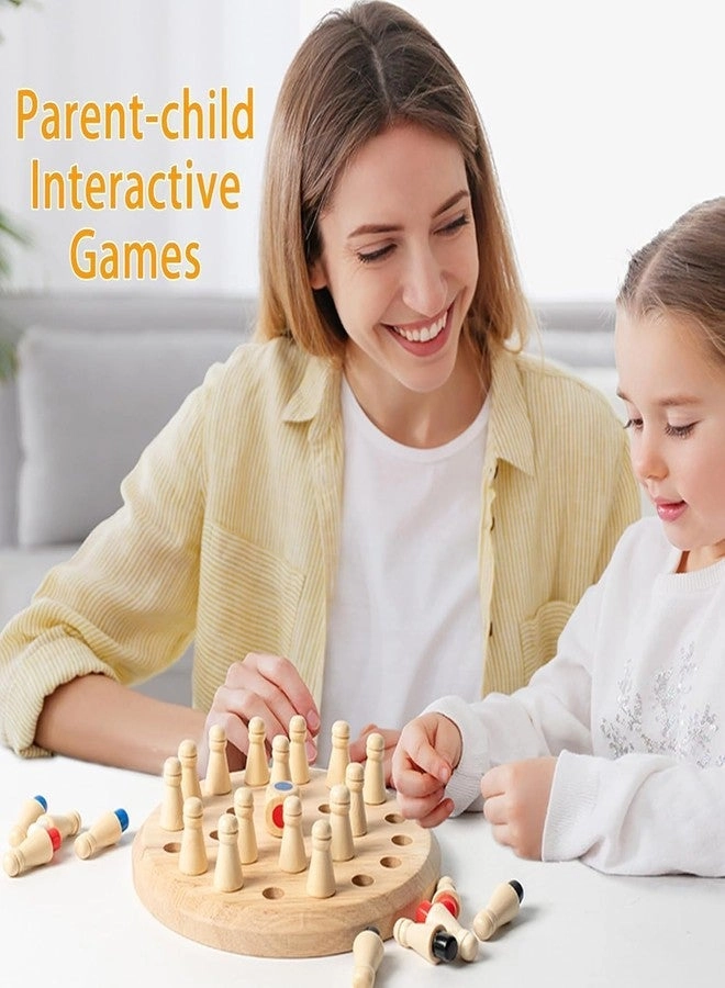 Wooden Colour Memory Game - 3+