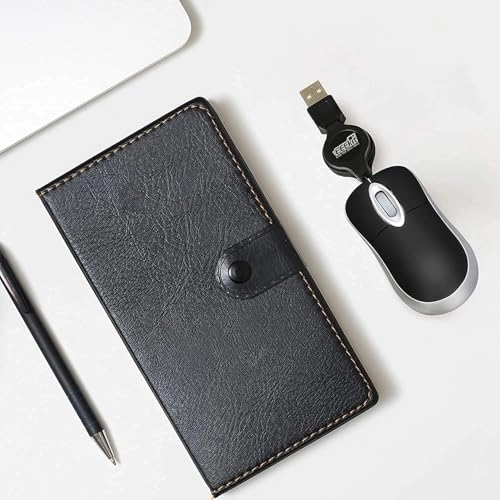 Mini Retractable Cable Mouse - USB Wired Pack