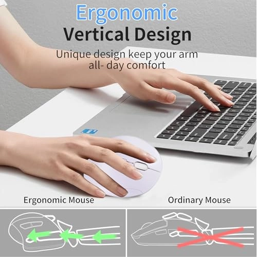 Ergonomic Vertical Mouse - Bluetooth