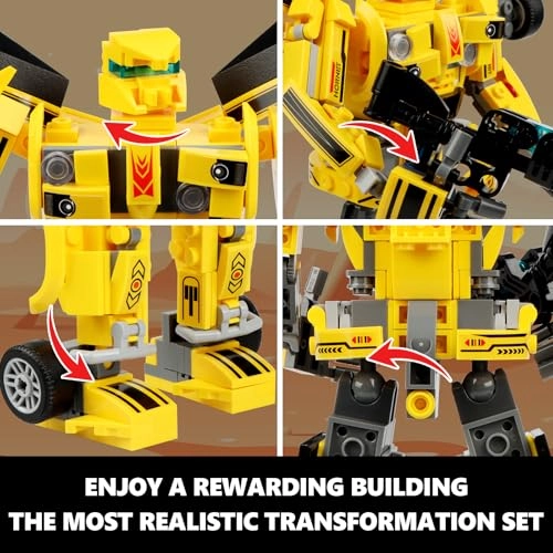 Transforming Building Set - 2in1 636 pcs
