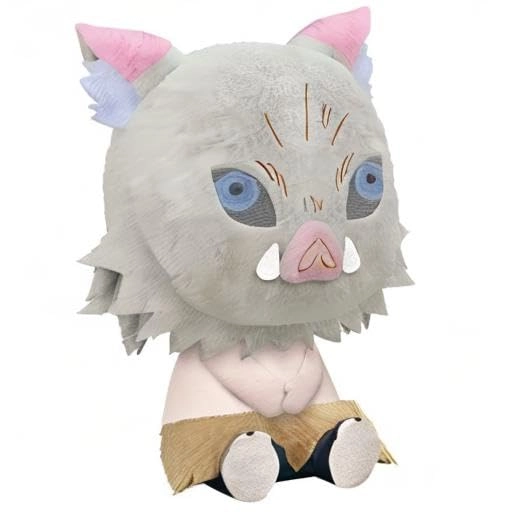 Demon Slayer: Kimetsu no Yaiba Big Plush - ZENITSU AGATSUMA INOSUKE HASHIBIRA 20.32 cm