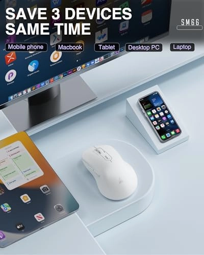 SM66 Silent Dual-Mode Mouse - Wireless