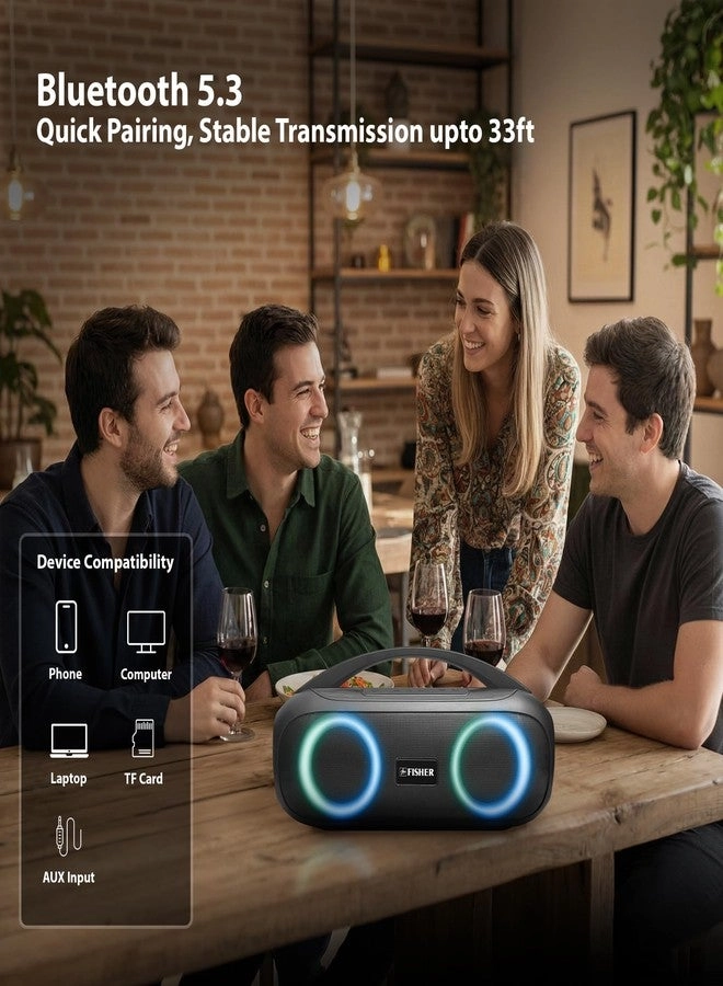 Portable Bluetooth Speaker - 30W