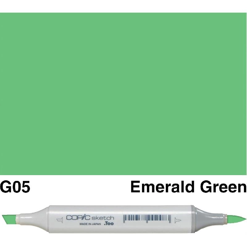 Copic Sketch G-05 - Emerald Green Twin Tip