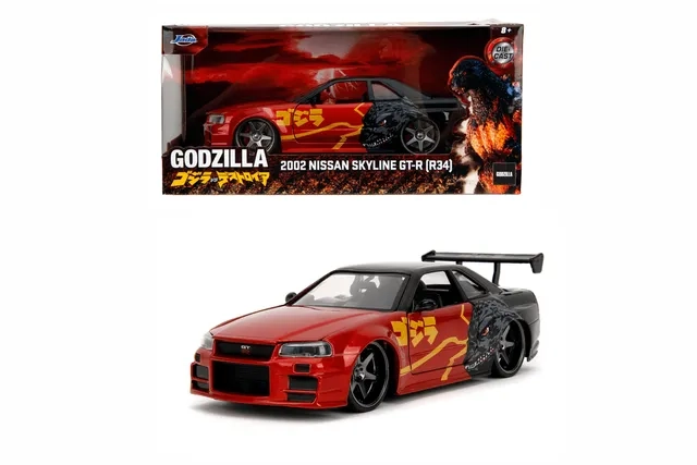 Godzilla 2002 Nissan Skyline GT-R - 1:24