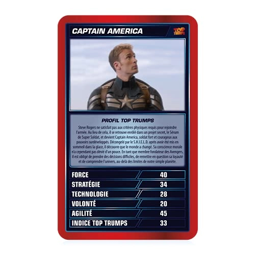 Marvel Cinematic Universe Top Trumps - French Ages 6+