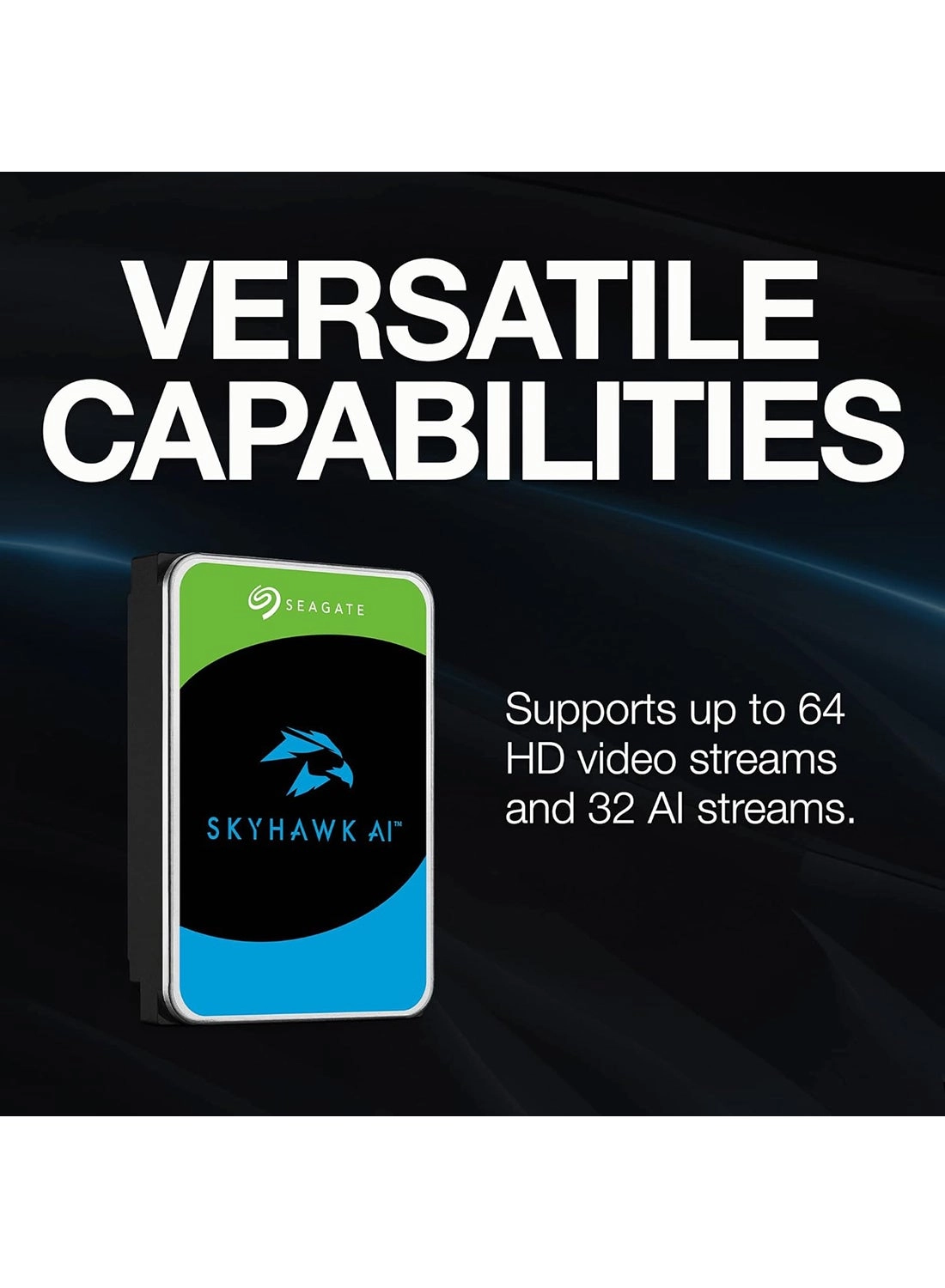 SkyHawk AI 3.5" 7200rpm 256MB SATA III (ST8000VX004) - 8TB